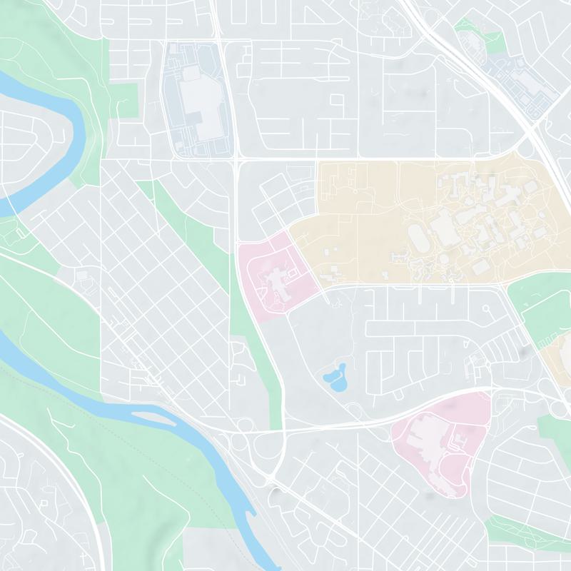Shaganappi Trail and Edgemont Blvd, Calgary, AB, T3B 6A8, CA map image