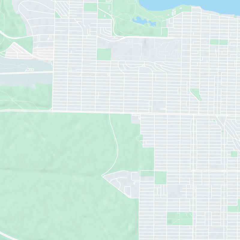 4102 W 16th Ave, Vancouver, BC, V6R 3E3, CA map image